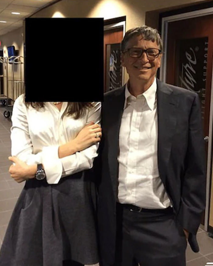 Bill Gates and Melinda French Gates smiling together in a hallway, discussing Epstein files and related claims. Bill Gates and Melinda French Gates smiling together in a hallway, discussing Epstein files and related claims.