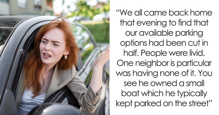 Power-Hungry HOA President Cuts Parking Spots, Neighborhood Hero Hits Back With Karma And A Boat