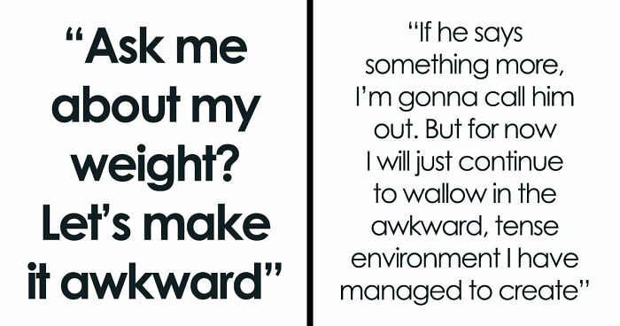 Manager Insists On Making Comments About Man’s Weight, Gets A Reply He Didn’t Expect