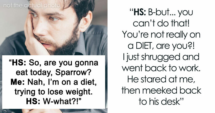 Man Wants To Shut Up His Boss, Messes With Him The Next Time He Comments On His Low Weight