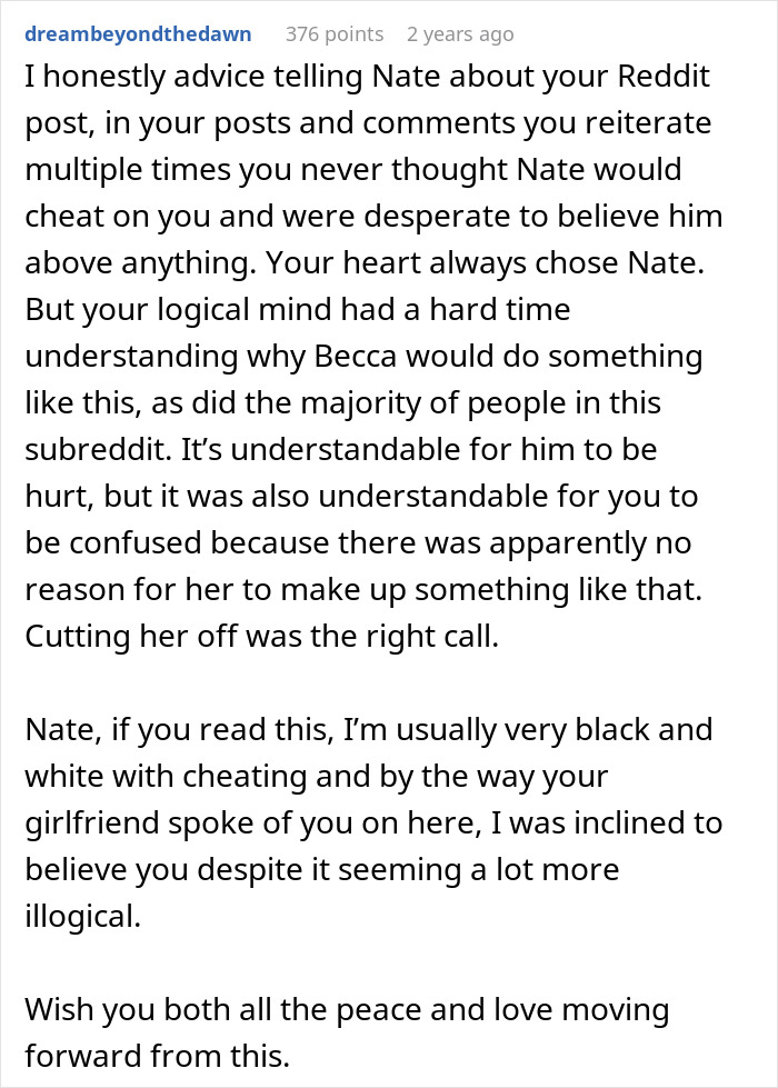 Woman confused about cheating confession from best friend while boyfriend denies accusations in a tense relationship situation.