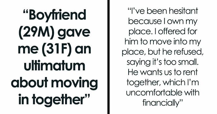 “Relationship Isn’t Progressing”: Man Wants To Move In With GF But On His Terms Only