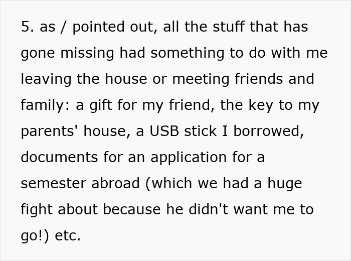 Woman Moves In With Her Boyfriend Of 5 Months, Suddenly Her Things Start Disappearing