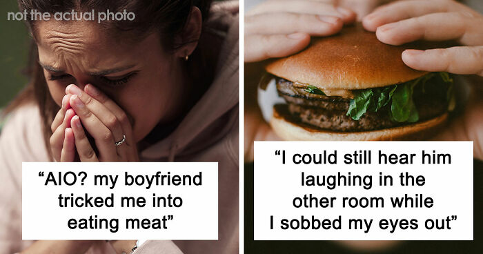 Boyfriend Laughs As Vegetarian Girlfriend Pukes In The Bathroom: “I Knew You’d Like Meat More”