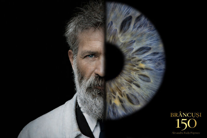 I Explored Br&acirc;ncuși&rsquo;s Vision Through A Human Iris Here&rsquo;s The Story Behind This Portrait