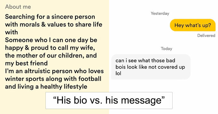 41 Dating App Screenshots That Range From Funny To Concerning (New Pics)