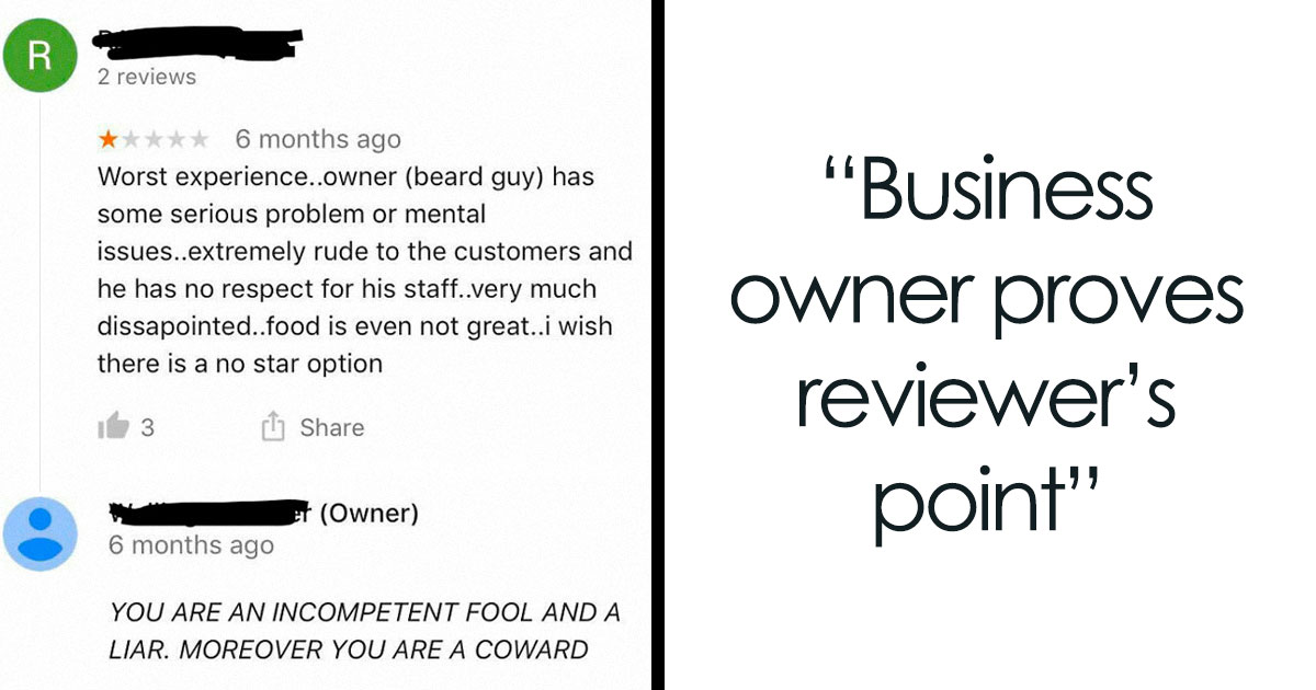 55 Times Businesses Threw Massive Tantrums Over Bad Reviews