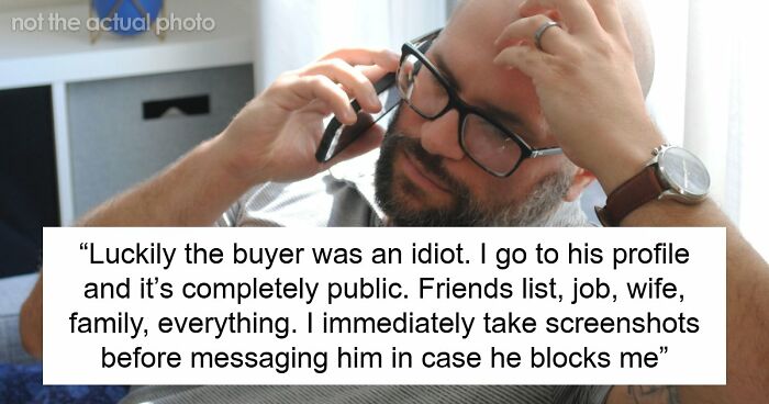 Man Thinks He Dodged $200 Payment, Until Seller Messages His Family And Workplace