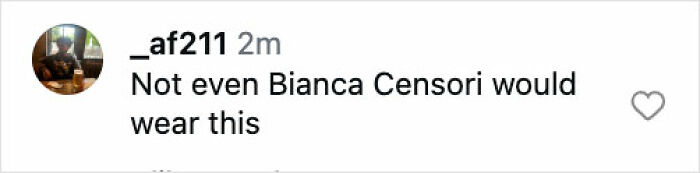 Screenshot of an Instagram comment reacting to Chappell Roan&rsquo;s Grammys outfit sparking savage outrage online.