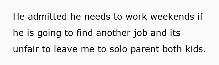 Text stating a wife frustrated with a lazy hubby who invites mom to help instead of pitching in, leading her to go on strike and dump chores on him.