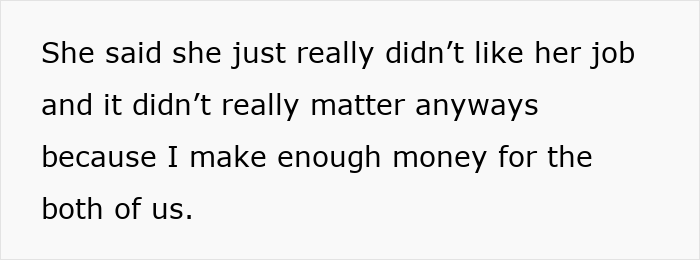 Text image showing a confession about quitting a job while pretending to work, impacting the boyfriend after six months.