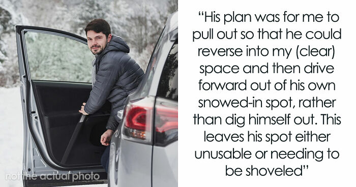 “Am I The Jerk For Not Moving My Car In The Snow After A Neighbor Left A Note?”