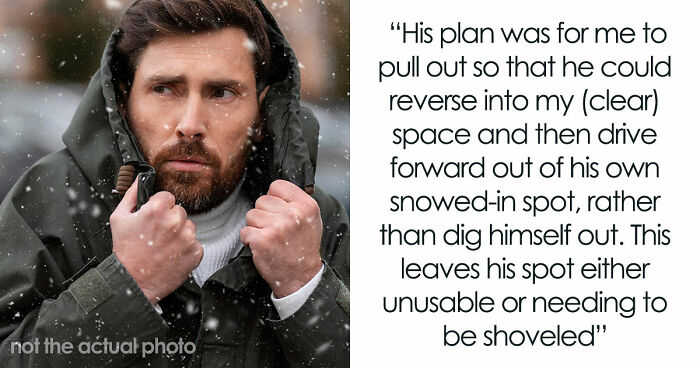 Man Believes He’s Entitled To A Snow-Free Parking Place Paid By Neighbor, His Cunning Plan Fails