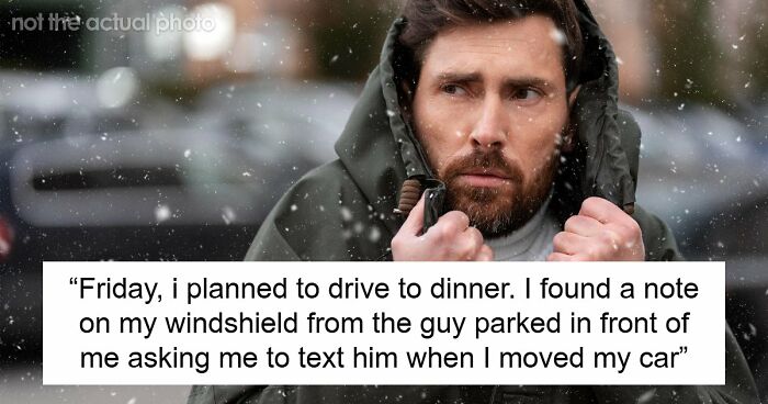 “Am I The Jerk For Not Moving My Car In The Snow After A Neighbor Left A Note?”