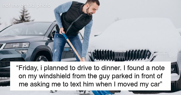 “Am I The Jerk For Not Moving My Car In The Snow After A Neighbor Left A Note?”