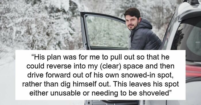 Man Believes He’s Entitled To A Snow-Free Parking Place Paid By Neighbor, His Cunning Plan Fails