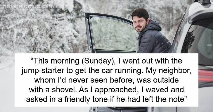 Man Believes He’s Entitled To A Snow-Free Parking Place Paid By Neighbor, His Cunning Plan Fails