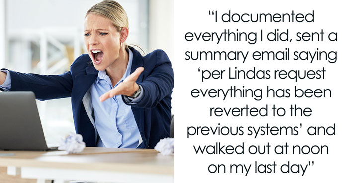 Person Follows Office Karen’s Orders To A T, Leaves Everything In Shambles, Then Quits