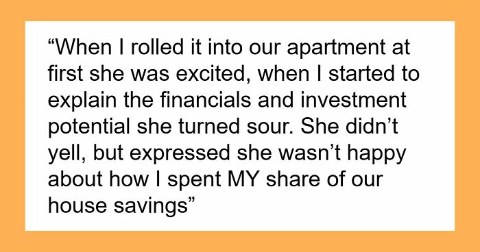 Couple Saves Up For House Downpayment, 27YO Randomly Spends $13k On Cheese Wheel, GF Breaks Up