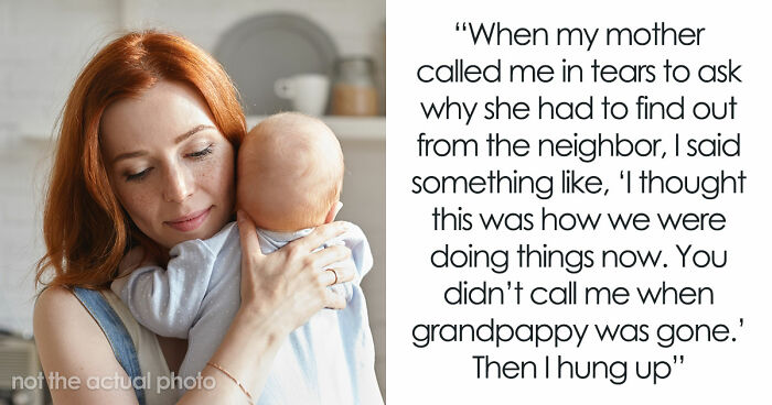 Lady “Forgets” To Tell Mom About Her Pregnancy, Just As Mom Forgot To Share Loss Of Grandpa