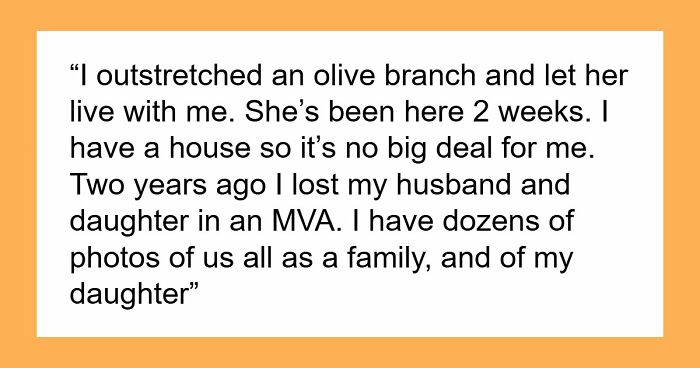 Widow Opens Her Home During Friend’s Custody Battle, Closes It After Her Son Destroys Family Photos