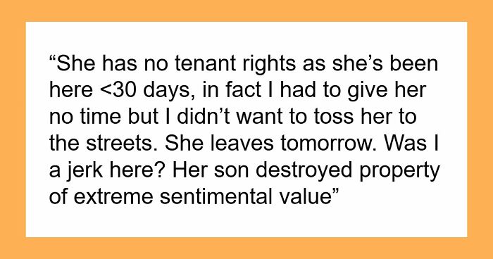 Widow Opens Her Home During Friend’s Custody Battle, Closes It After Her Son Destroys Family Photos