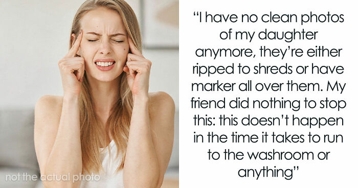 Friend’s 5YO Destroys Lost Husband’s Family Photos, Widow Says “Enough” And Kicks Them Both Out
