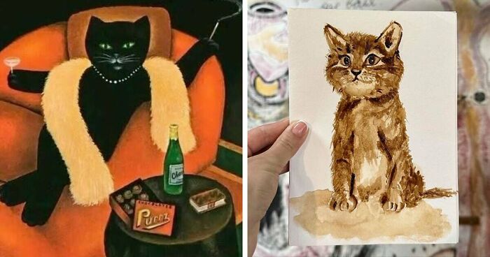 47 Paintings Of Cats Throughout The Years That Prove They Were Always Favorite Art’s Subject