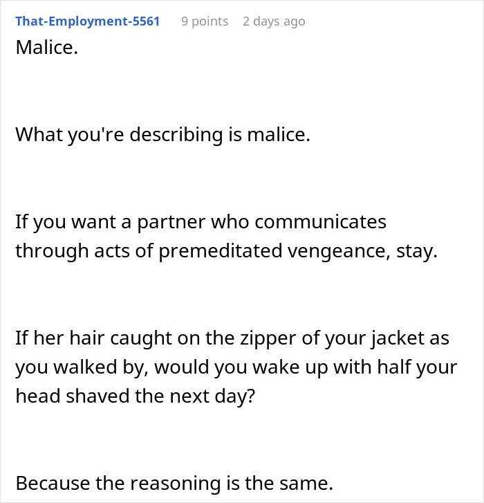 Upset woman confronts boyfriend who likes her gift, expecting him to dump her in a tense emotional moment.