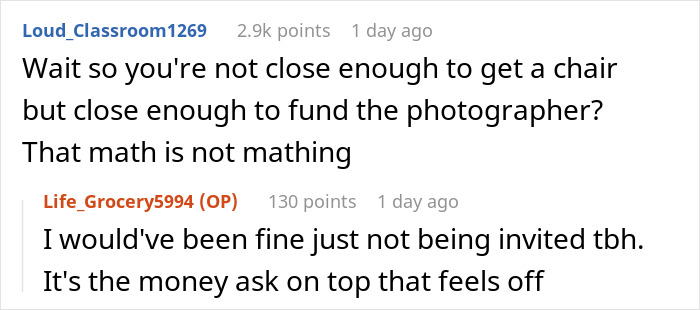 Uninvited Guest Expected To Fund Wedding, Called Stingy For Not Paying Thousands For Cousin&rsquo;s Event