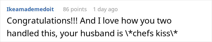 Comment on social media post reacting positively to son cutting toxic family and excluding MIL from wedding.