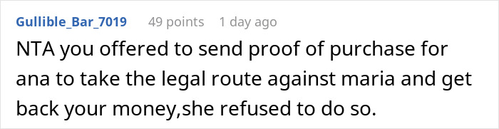 Screenshot of online comment discussing proof of purchase in K-Pop fan merch dispute involving alleged real owner and online backlash.