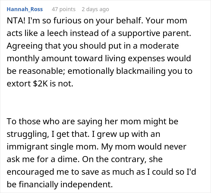 &ldquo;Struggling&rdquo; Mom Sees 19YO Daughter's $4K Savings And Demands Half, Mad As She Won't Hand It Over