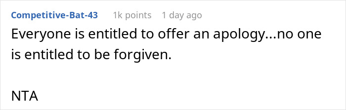 Text post on a forum discussing forgiveness amid stepdaughters cheating, lies, and a broken relationship dilemma.