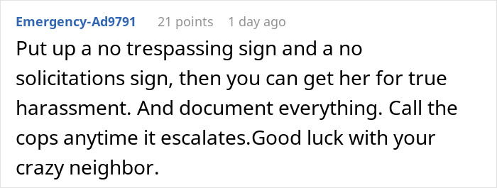 Man stressed and paranoid standing outside his home, worried about an unhinged neighbor who won’t leave him alone