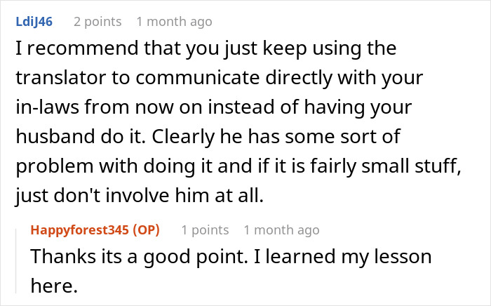 Reddit comments discussing daughter-in-law wanting mother-in-law to keep meds away from child, causing conflict with husband.