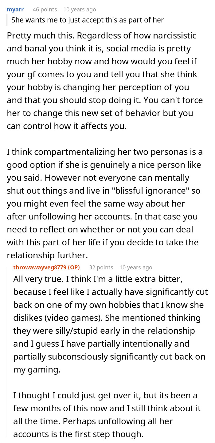 Woman Posts Absolutely Everything Online, Her Boyfriend Hates It: "Social Media Attention Seeker"