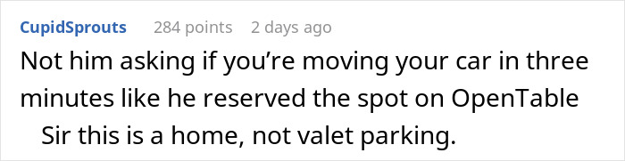 Guy Explodes At Woman After Parking In Her Driveway, Shuts Up The Second Her Male Friend Appears