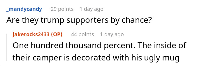 Screenshot of a Reddit conversation discussing a man upset with parents forcing him to drink beer at his wedding and leave early due to music.