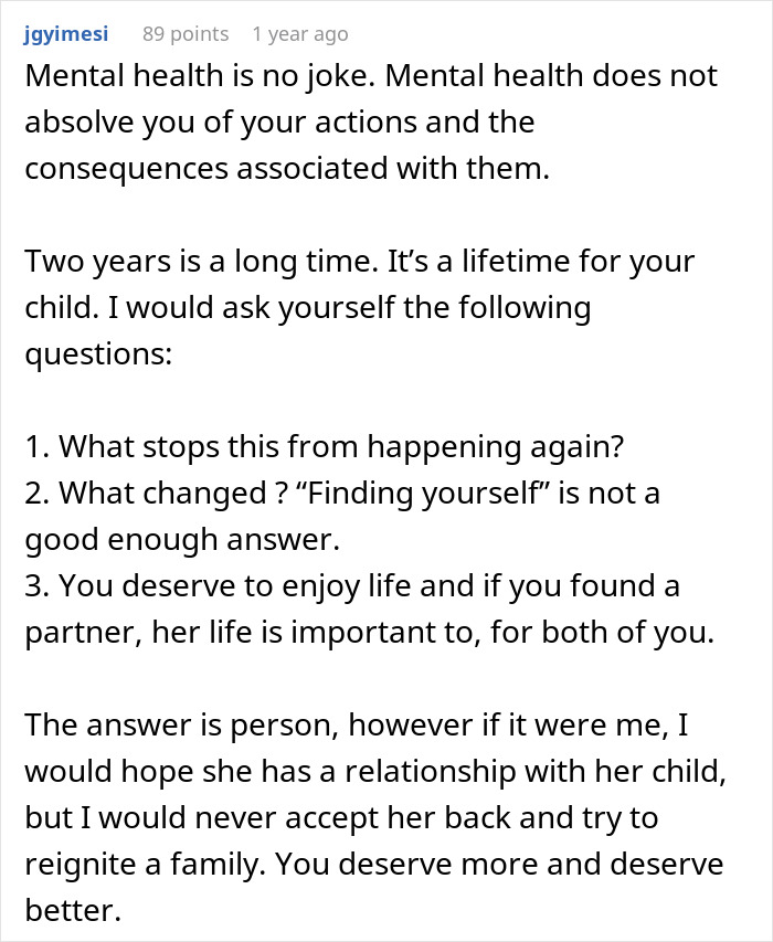 Mother Walks Out On Family, Comes Back Two Years Later Like Nothing Happened: "Hey Guys, What Did I Miss?"