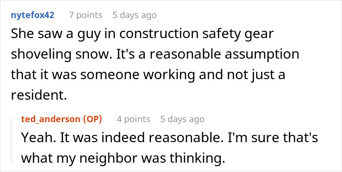 Guy Shovels Snow For Elderly Neighbor, Random Lady Decides He&rsquo;s The HOA And Orders Her Walkway Done