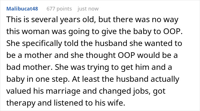 Infertile wife reacts with disgust to husband's baby-making plan asking to have a baby with a friend.