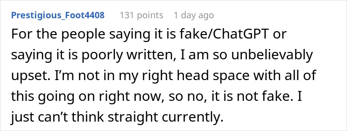 Comment expressing disbelief and emotional distress over claims about a neglectful mom defended by parents despite CPS involvement.