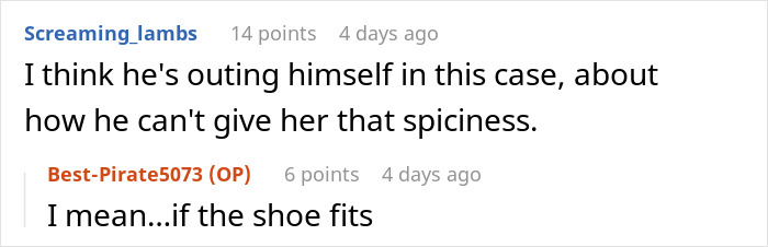 Online discussion about woman&rsquo;s enjoyment of spicy books causing a stir and her husband feeling humiliated at a party.