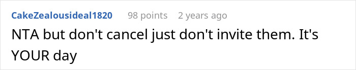 Comment on a forum advising not to cancel birthday plans despite a friend's strict diet enforcement.