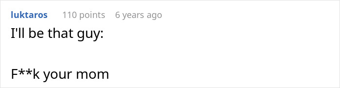 Screenshot of a forum comment with a user reacting to a DNA test revealing family chaos involving an uncle and dad.