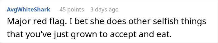 Comment text on social media discussing red flags in a relationship when fiancée prioritizes coffee over partner’s distress. Comment text on social media discussing red flags in a relationship when fiancée prioritizes coffee over partner’s distress.