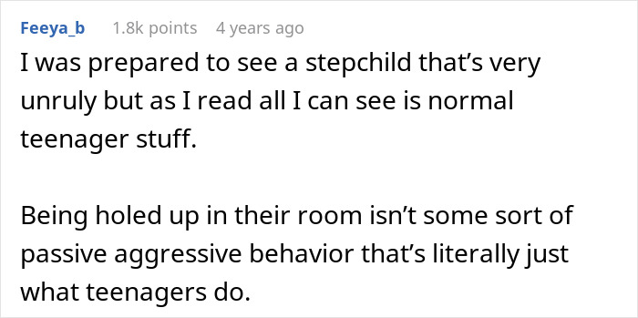 Woman Bashed Online For Turning Into Evil Stepmother For Shy And Introverted 17YO