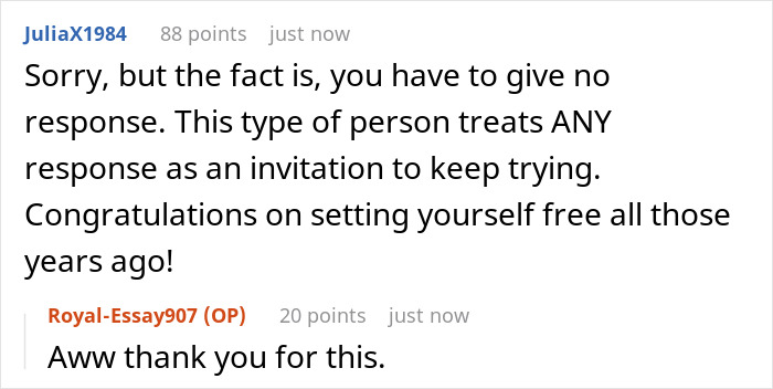 Social media comments discussing a cheater with 9 kids and multiple baby mamas trying to win back an ex.