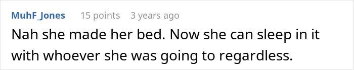 Screenshot of a comment reacting to a woman suggesting an open relationship and the guy immediately breaking up with her.